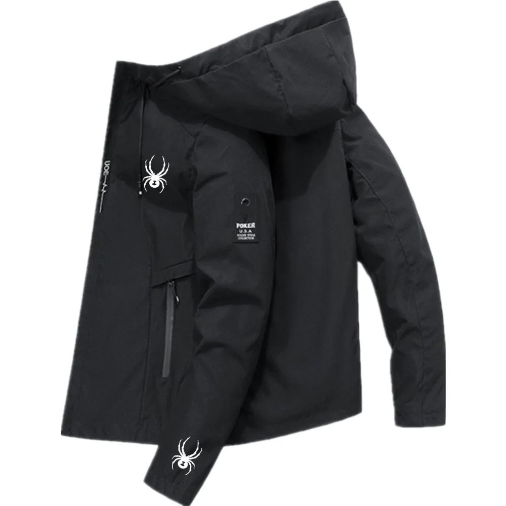 2024 Autumn/Winter Men's S Clothing Outdoor Fishing Waterproof Jacket Sweatshirt